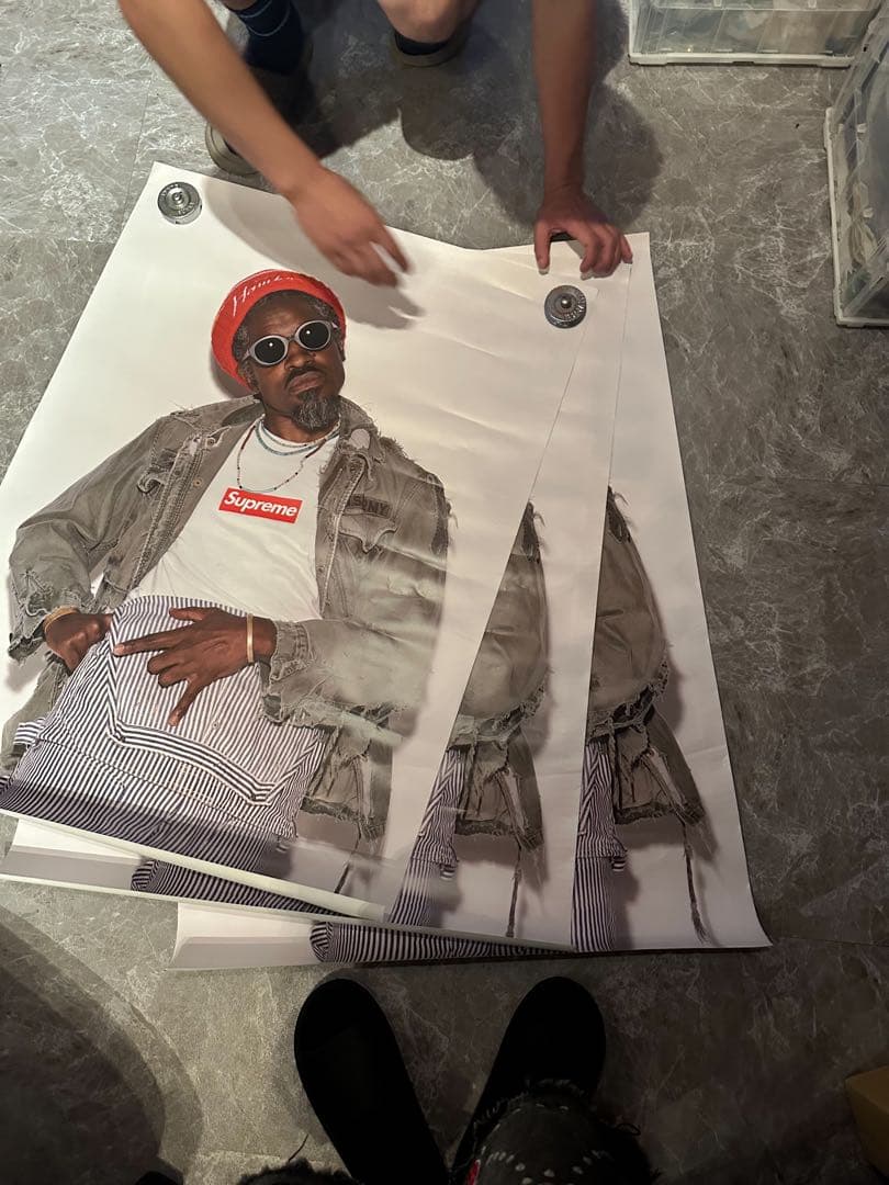 極美品・即完売】Supreme × André 100 限定ポスター