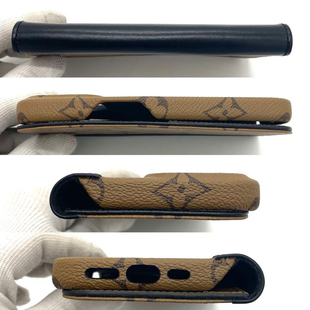 極美品】ルイヴィトン iPhoneケース 15pro モノグラム リバース 【極美