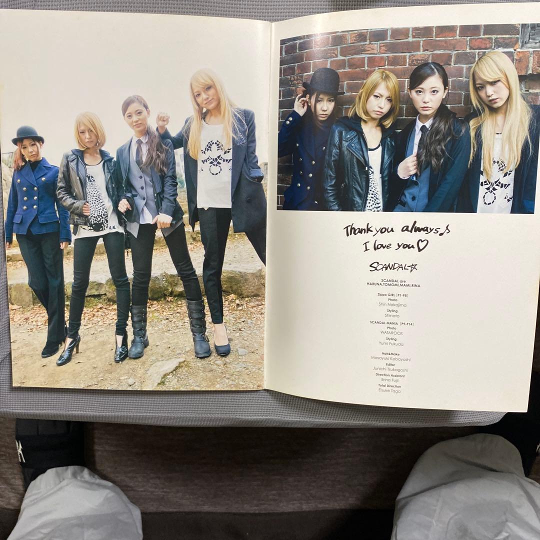 SCANDAL ZIPPO 受注生産限定品 【新品未使用品】と￼付録の写真集