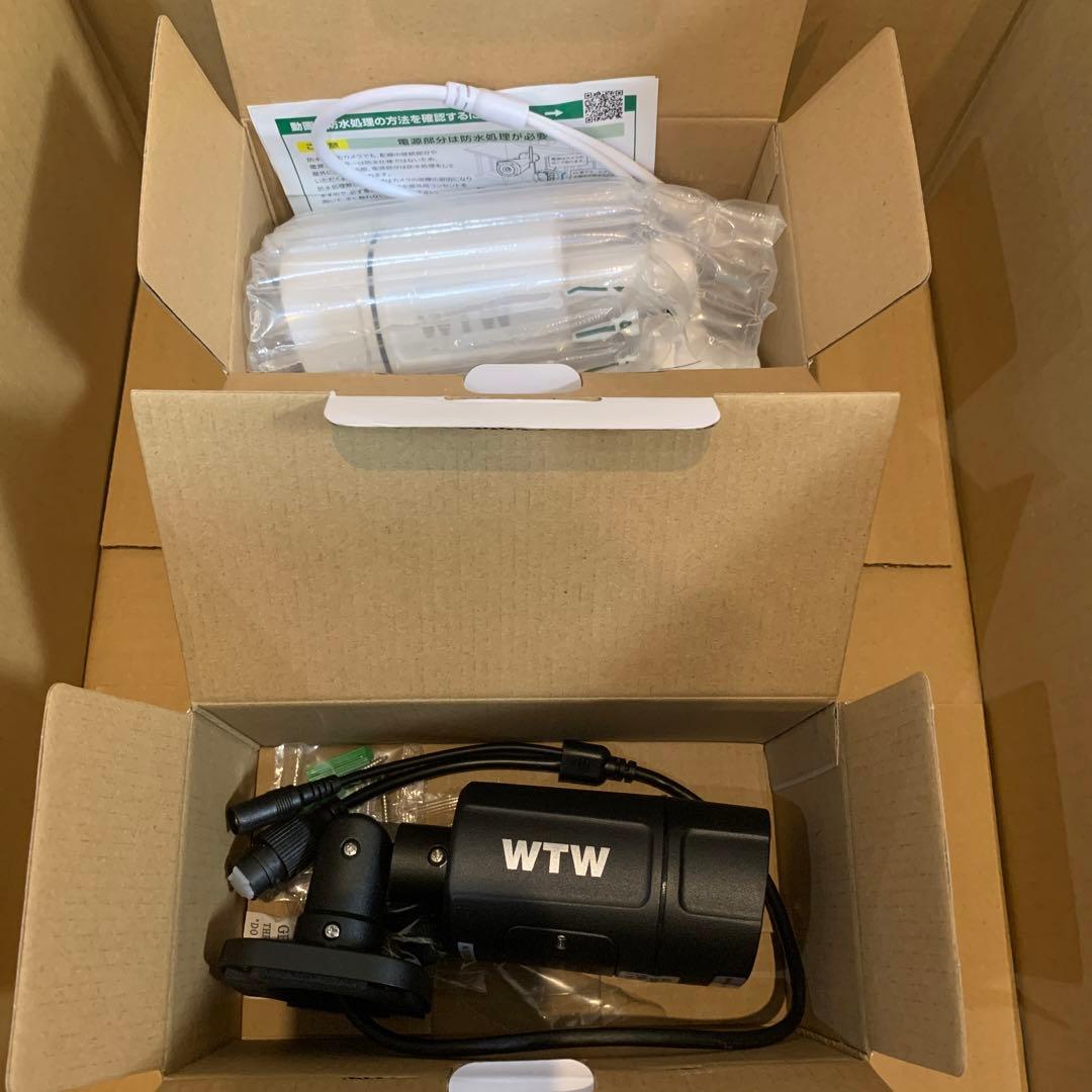 新品8.4万円分一式 官公庁採用防犯カメラセット一式 有線2TB塚本無線