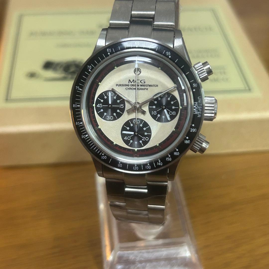 ◇■アンティークMCGクロノ腕時計VK63
