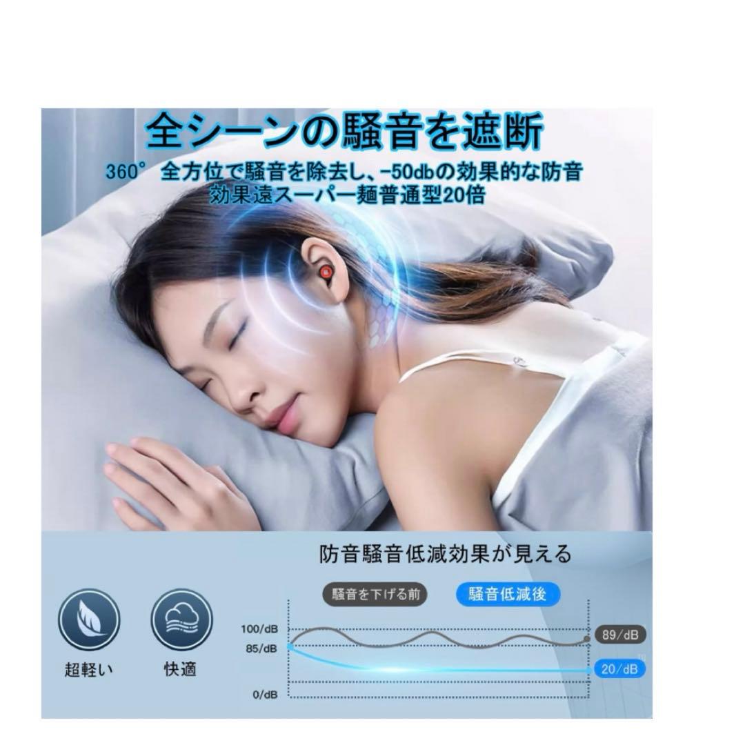 耳栓 睡眠用【2025モデル】6個 遮音75% ノイズ低減 35db - 快適グッズ