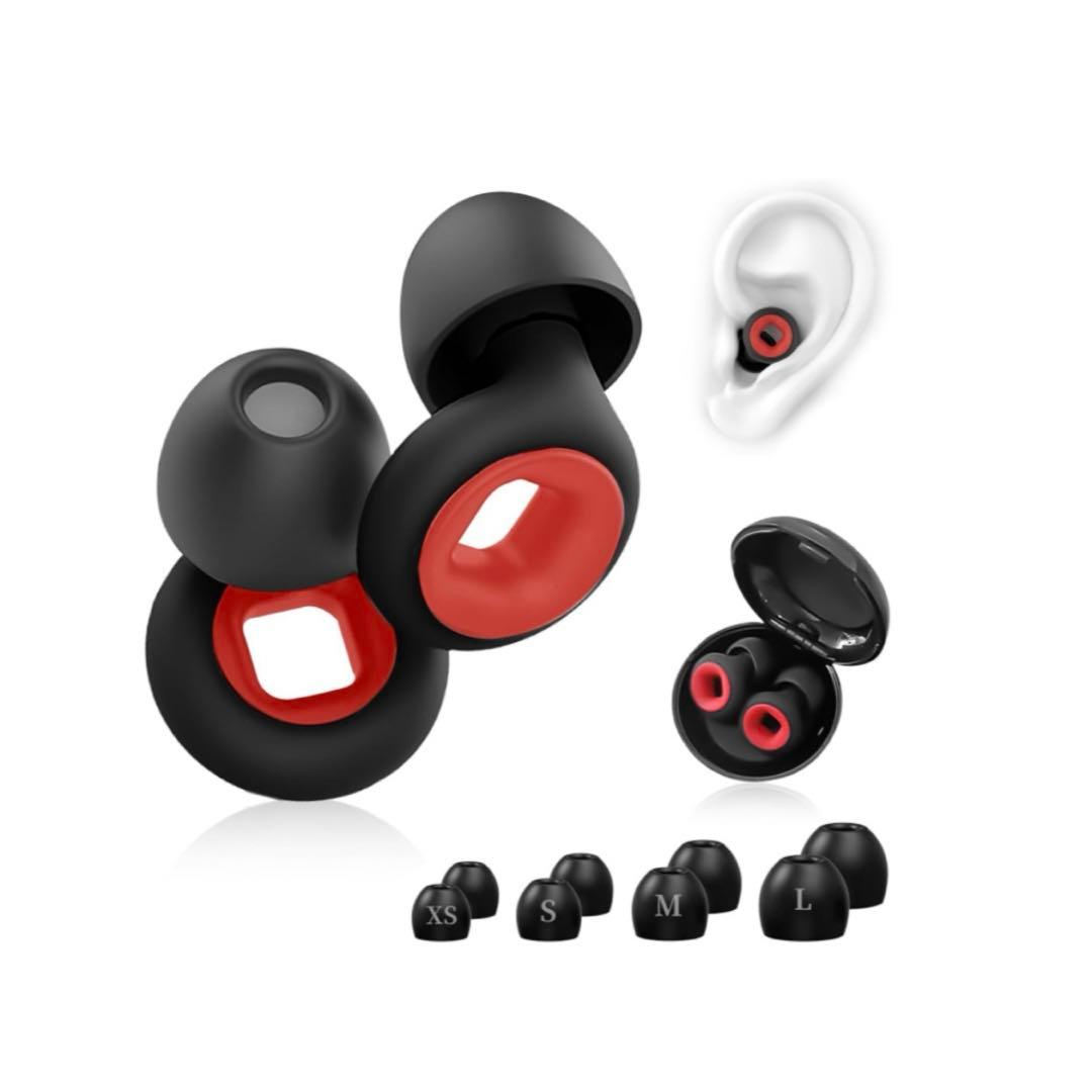 耳栓 睡眠用【2025モデル】6個 遮音75% ノイズ低減 35db - 快適グッズ