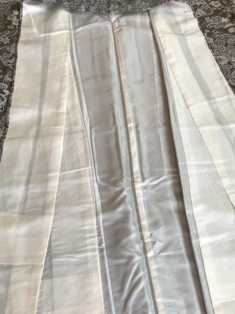 美品】天目織 お召し 吉祥柄 さが美謹製 着物（袷） 新年を寿ぎ、福