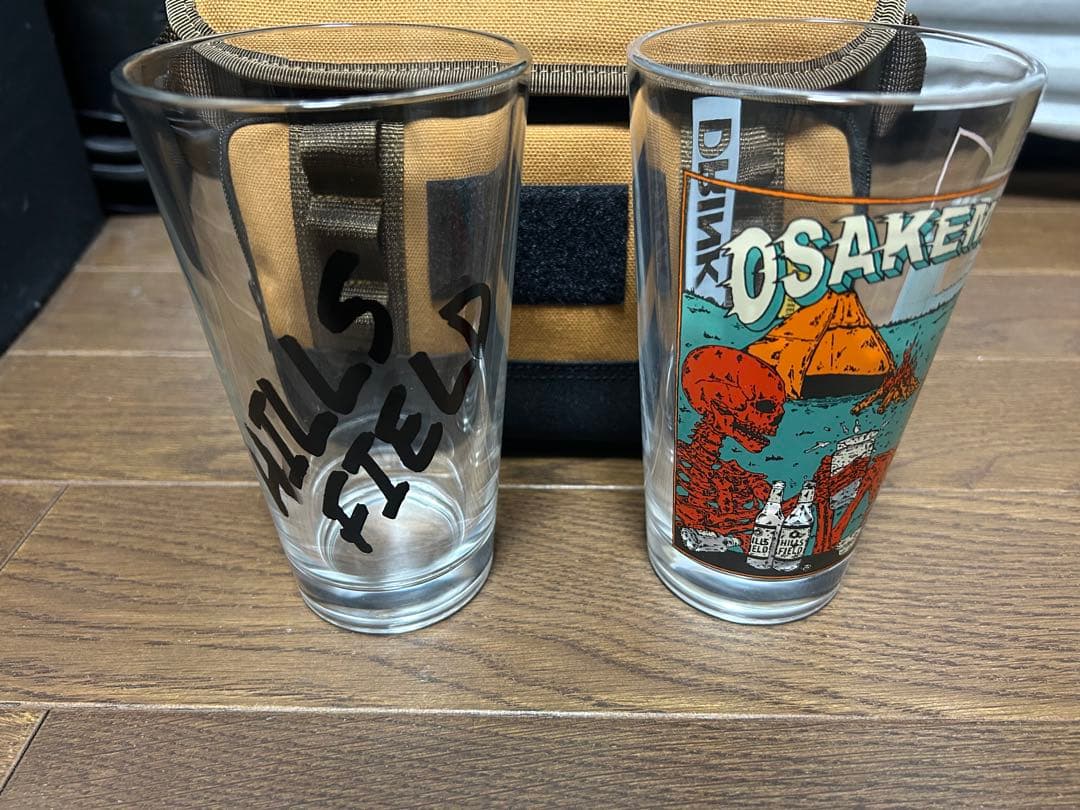 Hillsfield ヒルズフィールド パイントグラス2コ&専用ケース