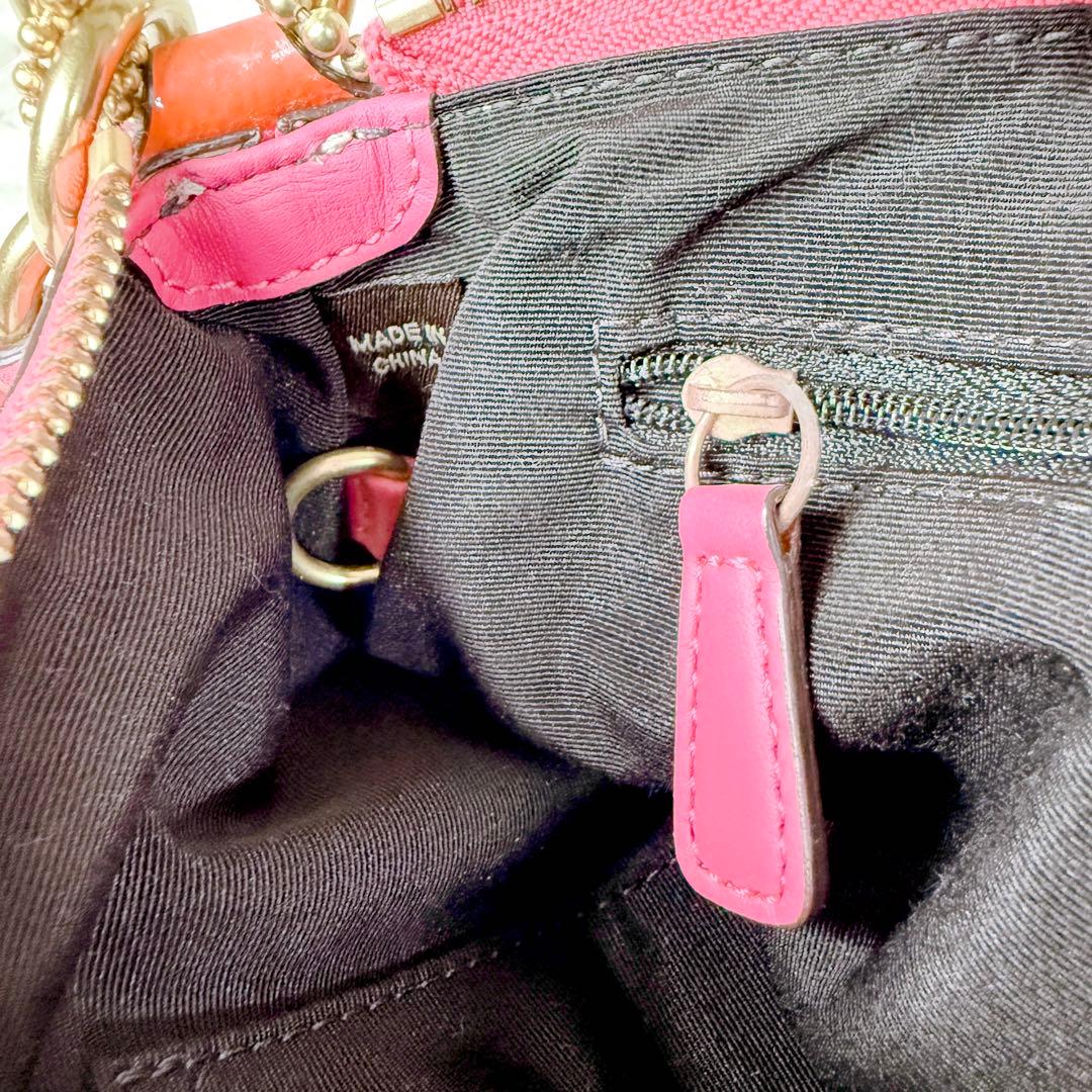 希少✨COACH コーチ オプアート シグネチャー ワンショルダー ハンドバッグ