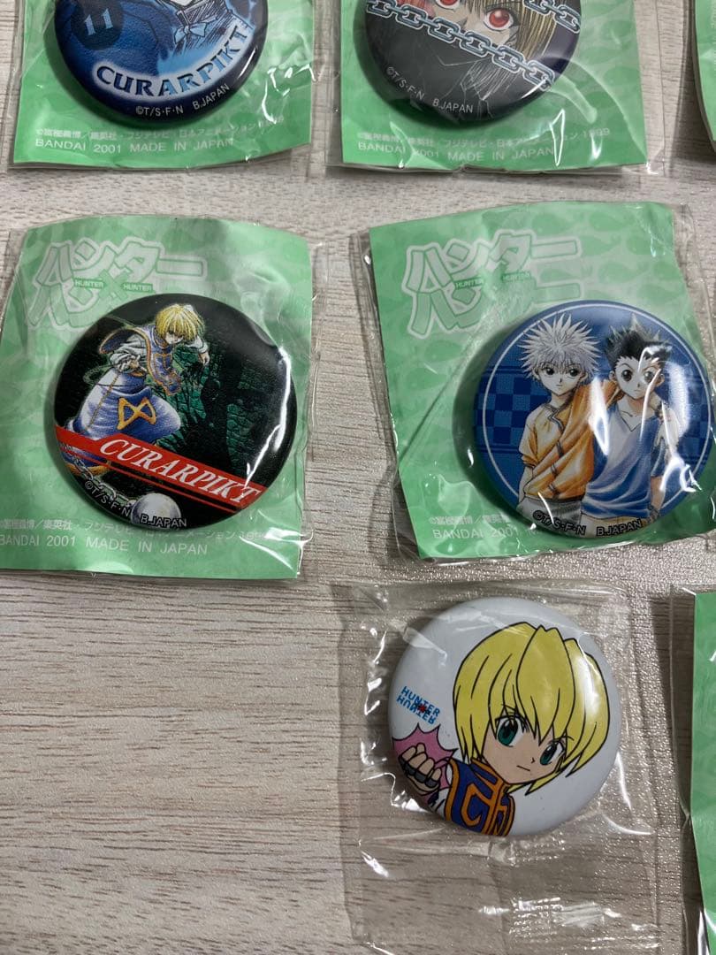 HUNTER×HUNTER ティンバッチ旧アニメ初代クラピカ等缶バッジ