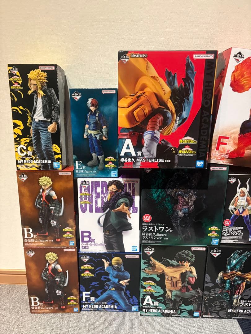 【新品未開封】僕のヒーローアカデミア一番くじフィギュアまとめ売り１４個セット