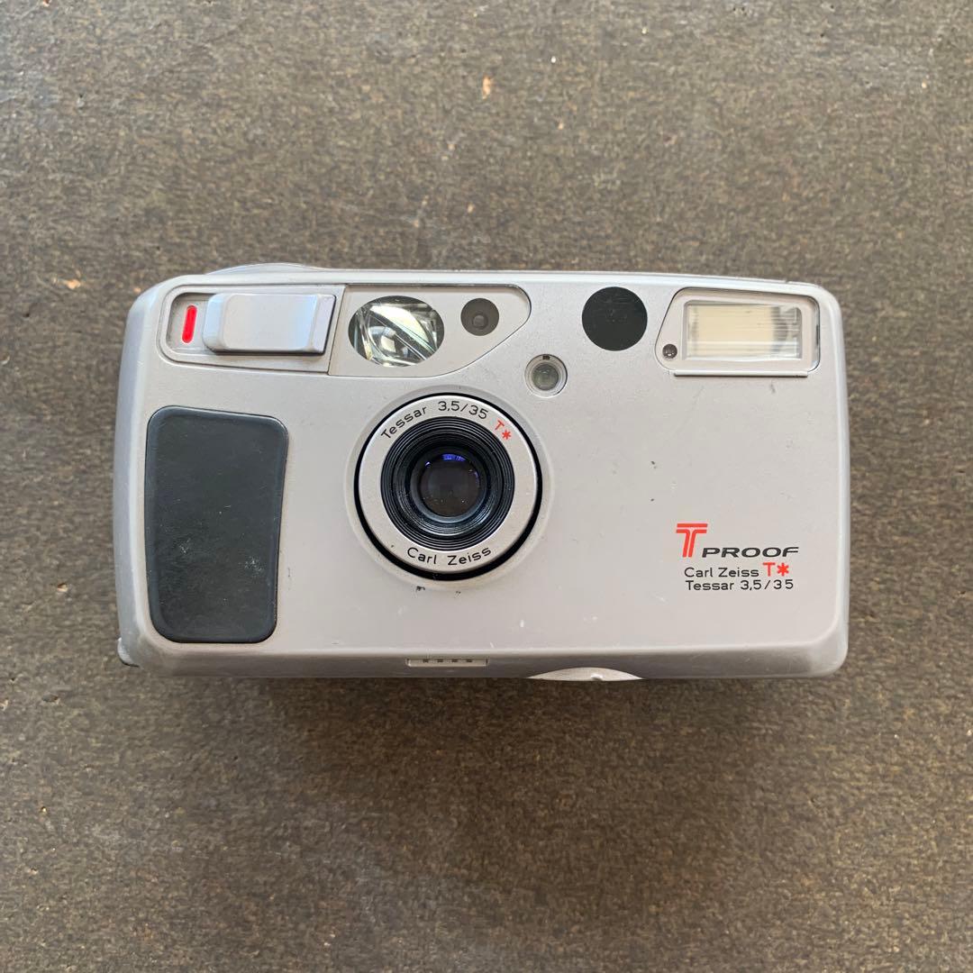 KYOCERA T PROOF Carl Zeiss Tessar 完動品 フィルムカメラ KYOCERA T