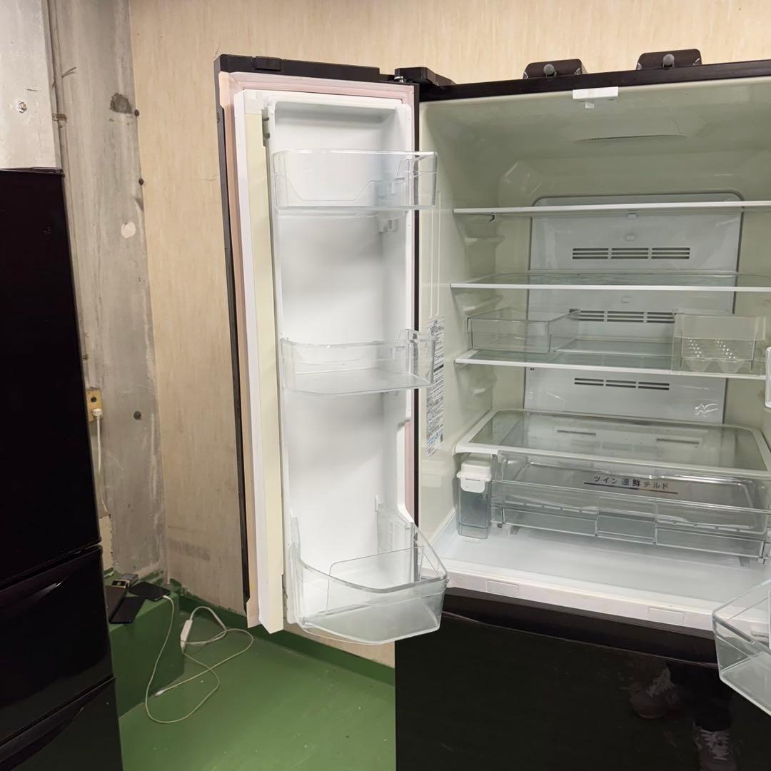 126 東芝　大型冷蔵庫　508L 500L強　小型　家庭用　自動製氷　観音開き