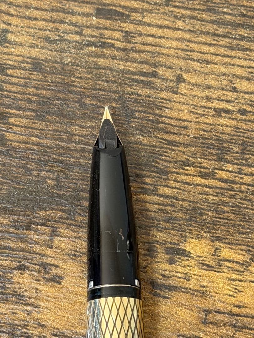 筆記確認&洗浄済　14金張　シェーファー インペリアル 万年筆 14金ゴールド