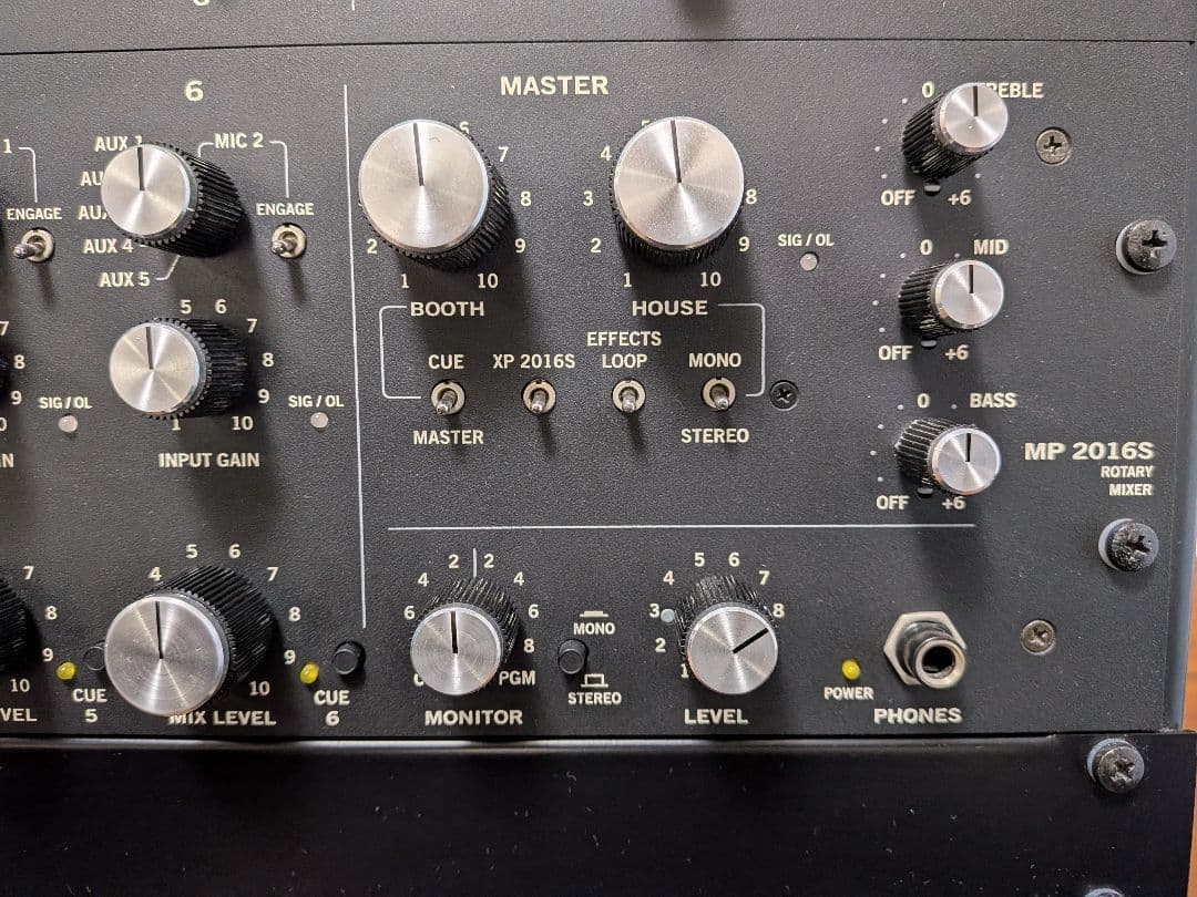 Rane MP 2016S & XP 2016S ロータリーミキサー スタンド付 - メルカリ