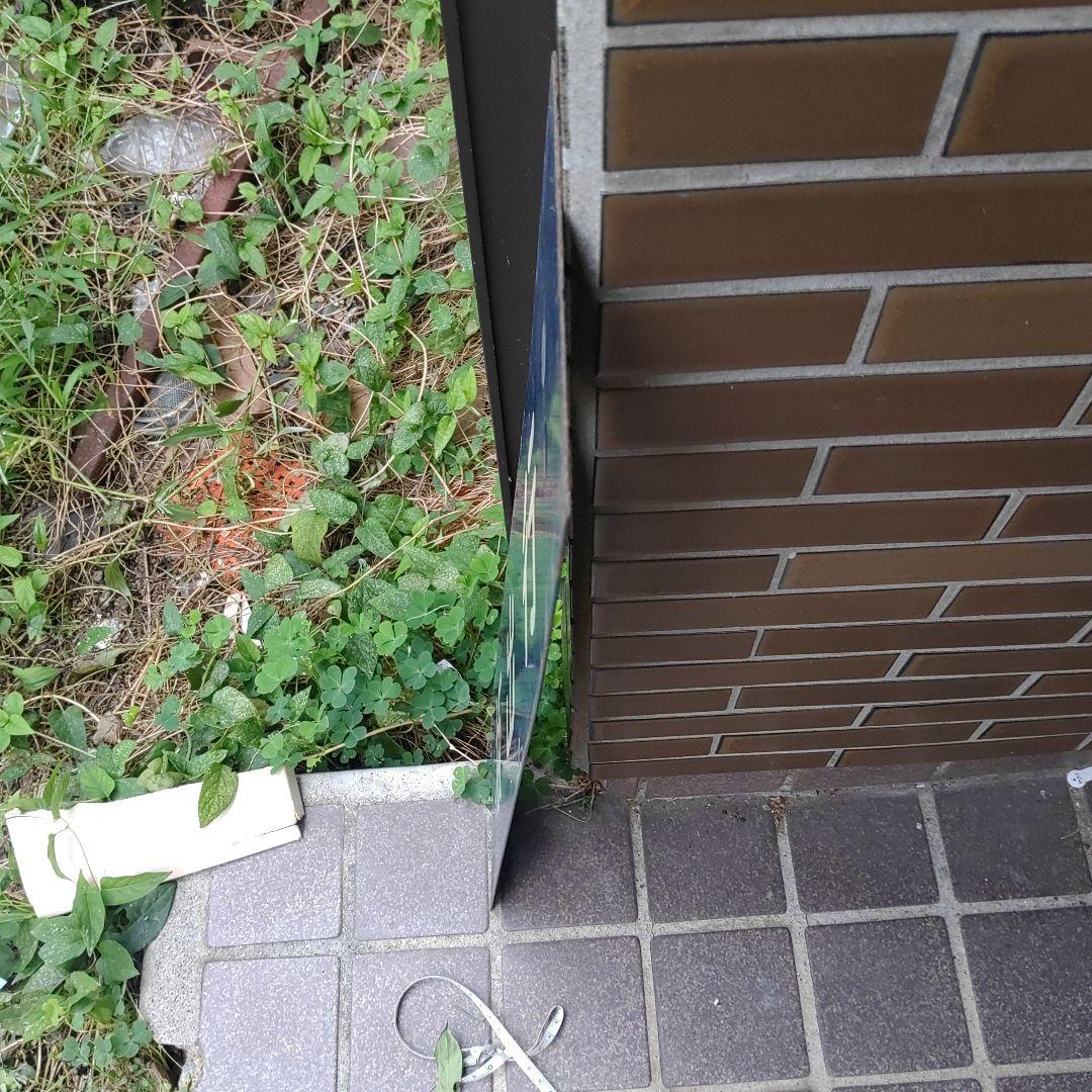 【鉄道サボ　行先板】（表）坂出行（裏）無地