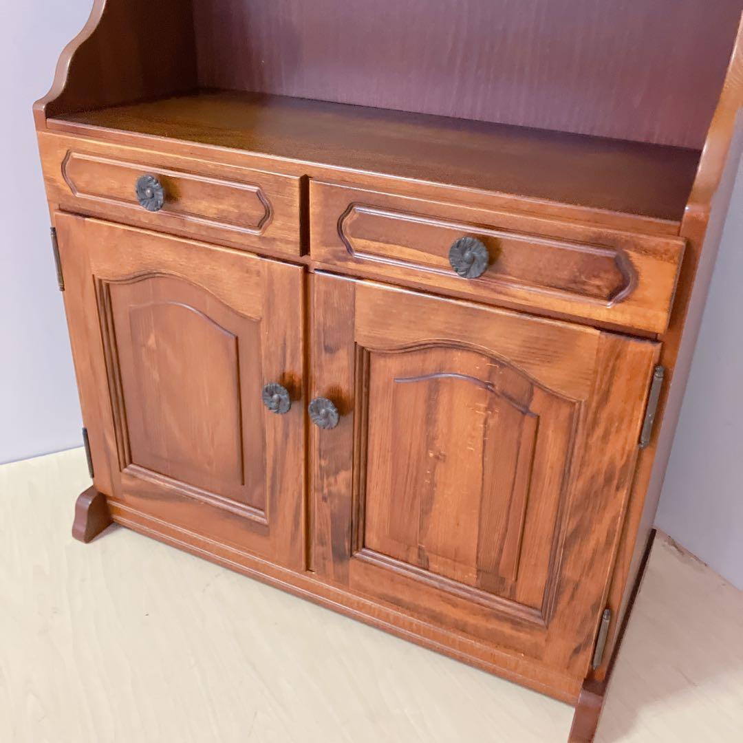 karimoku カリモク コロニアル 電話台 FAX台 サイドチェスト 木製