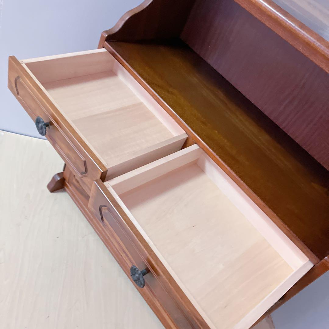 karimoku カリモク コロニアル 電話台 FAX台 サイドチェスト 木製