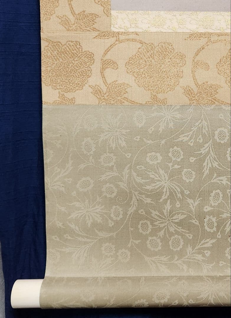 【乙女椿図】福田翠光 2678 共箱二重箱太巻 掛け軸 肉筆