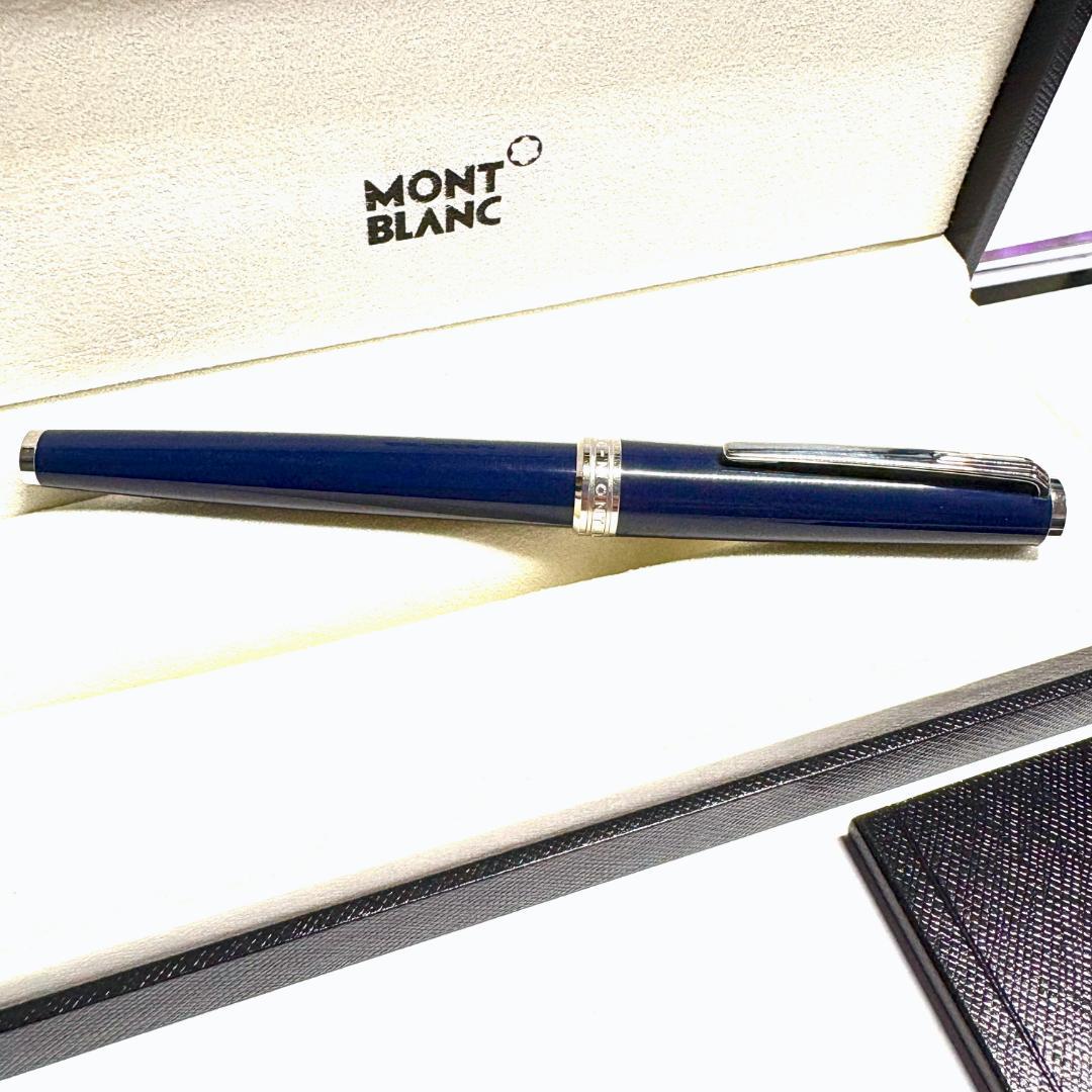 233.モンブラン PIX RB ネイビー/Pt MB114809 美品 希少品