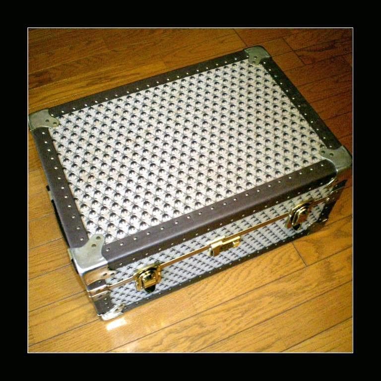 も*う様 1982年北米ブルックスブラザーズ直営店購入金羊毛柄トランクケー