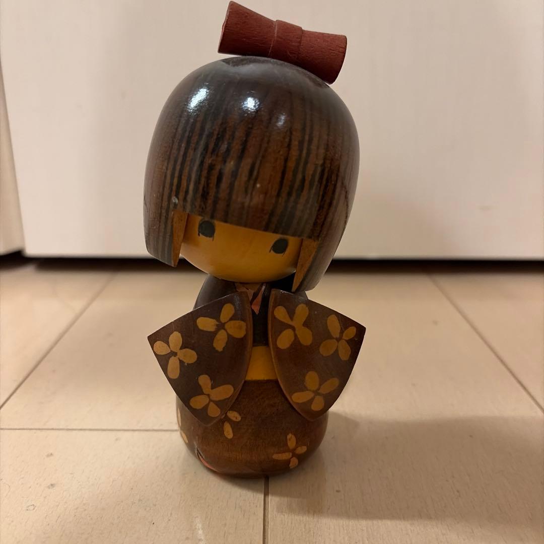木製こけし人形 3体セット - メルカリ