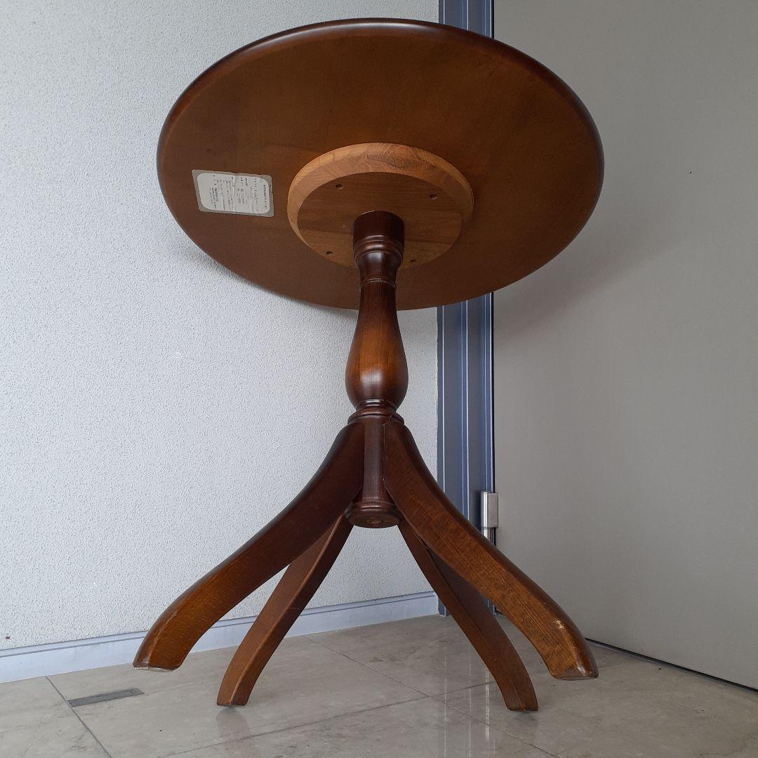 飛騨産業直径60cm丸テーブル ヴィンテージ