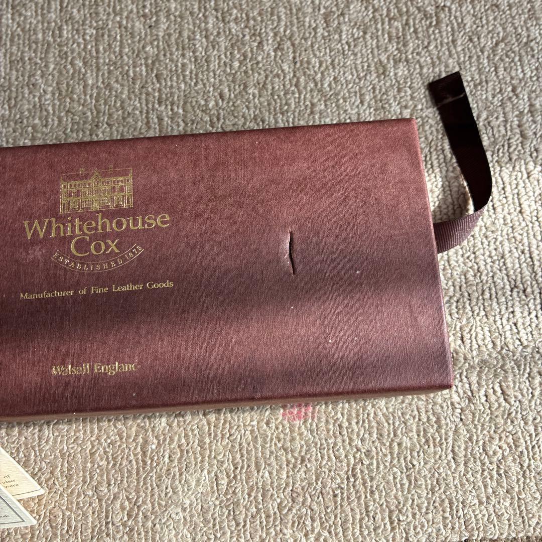 ホワイトハウスコックス　メガネケース　コードバン