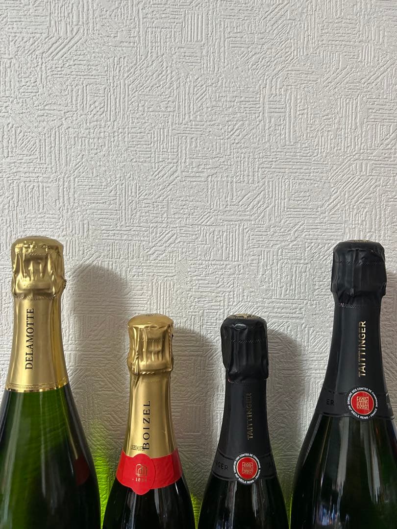 人気シャンパン4本セット Delamotte Boizel Taittinger - メルカリ
