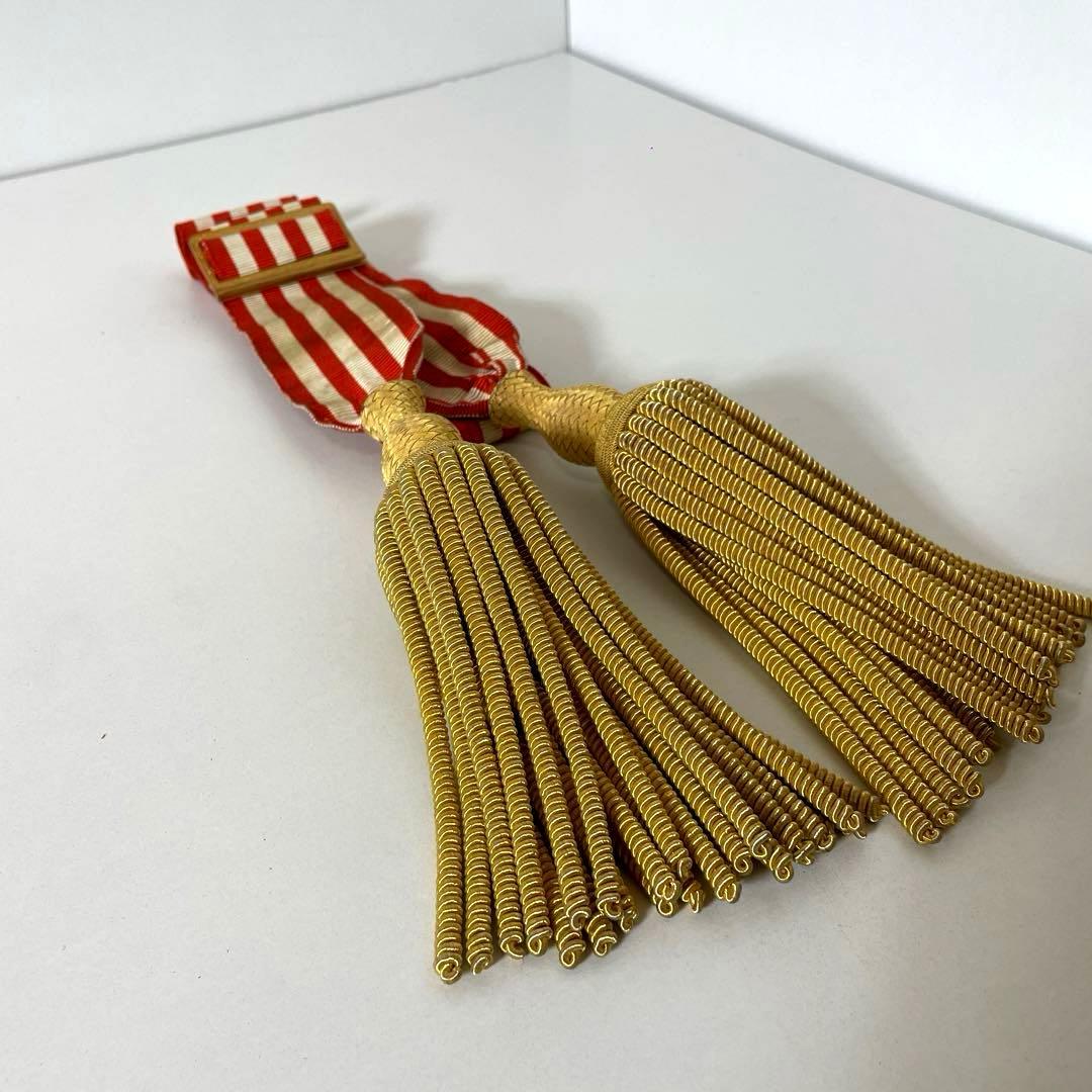 XG495 当時物・大礼服・飾帯・サッシュ・ケース付・日本軍・旧日本軍・軍服