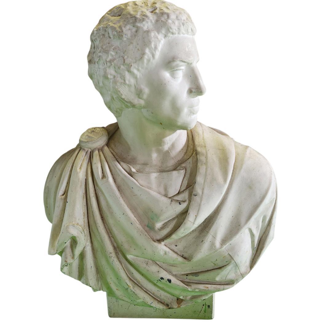 直接引渡限定　石膏像 ブルータス 胸像 デッサン 美術教材 インテリア 大型 直接引渡限定 石膏像 ブルータス 胸像 デッサン 美術教材 インテリア