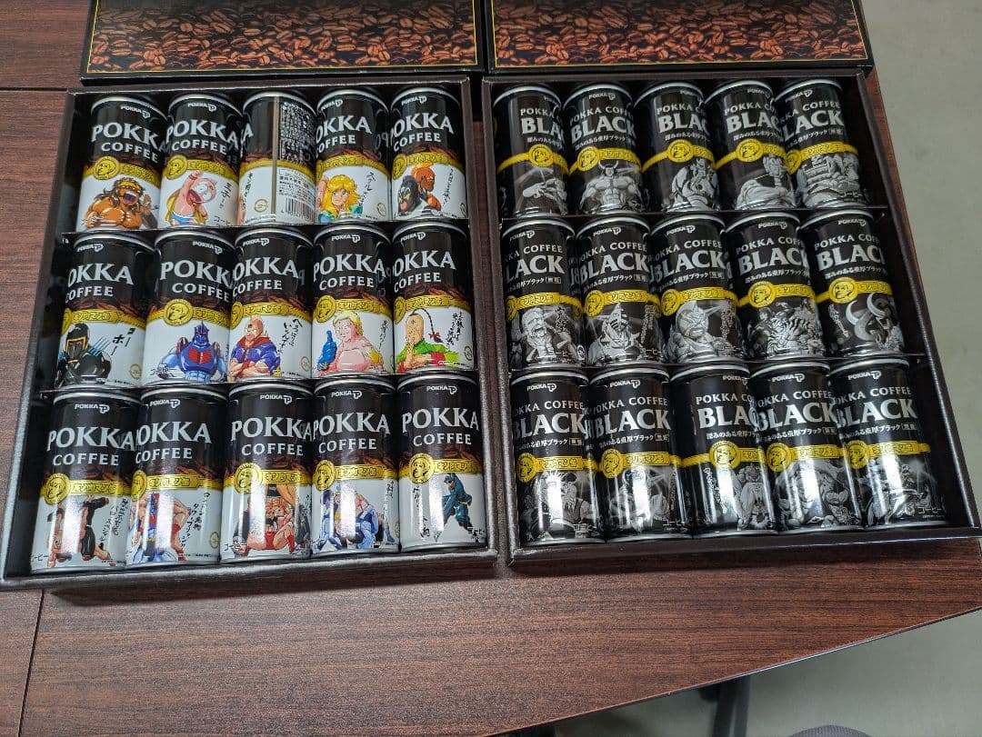 ポッカコーヒー キン肉マン缶 15缶セット 2セット 値下げしました