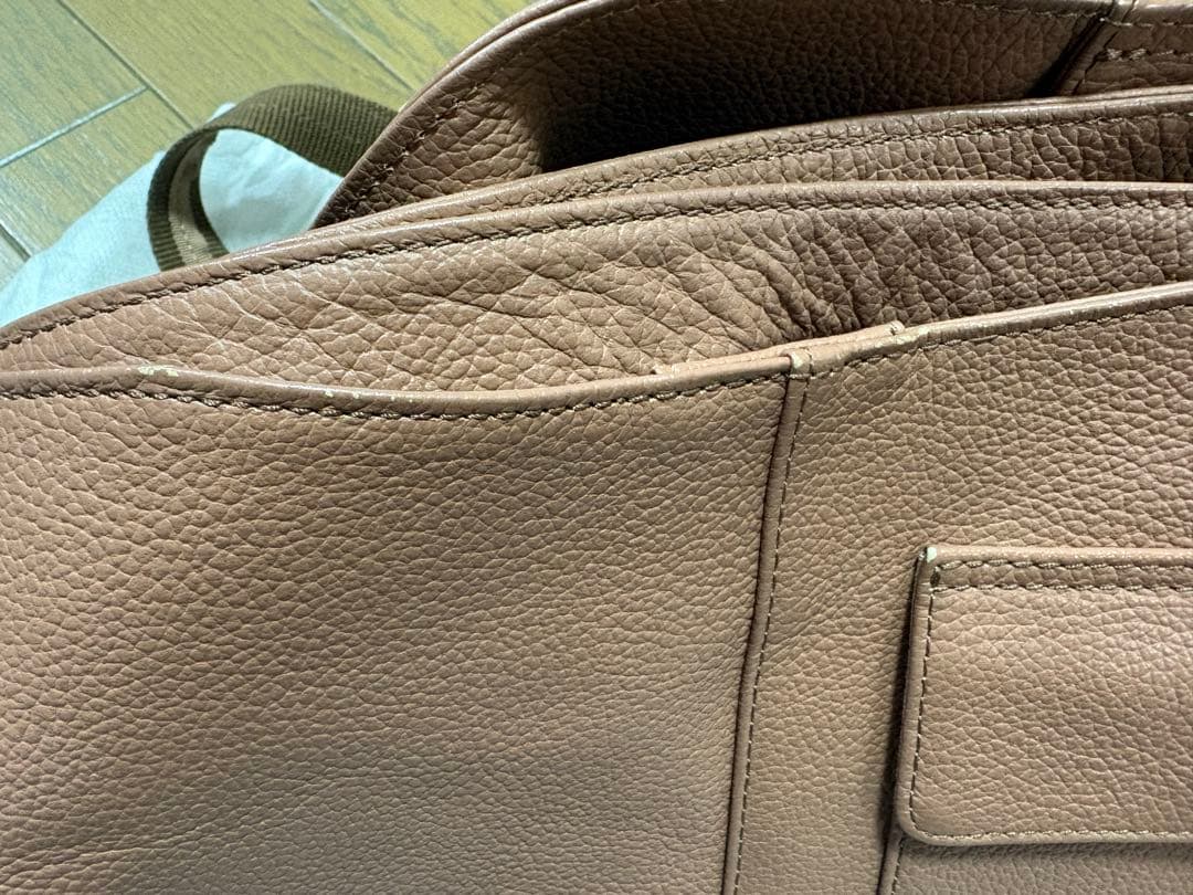 美品アタオ ショルダーバッグ エルビィelvy ピンクベージュ ATAO