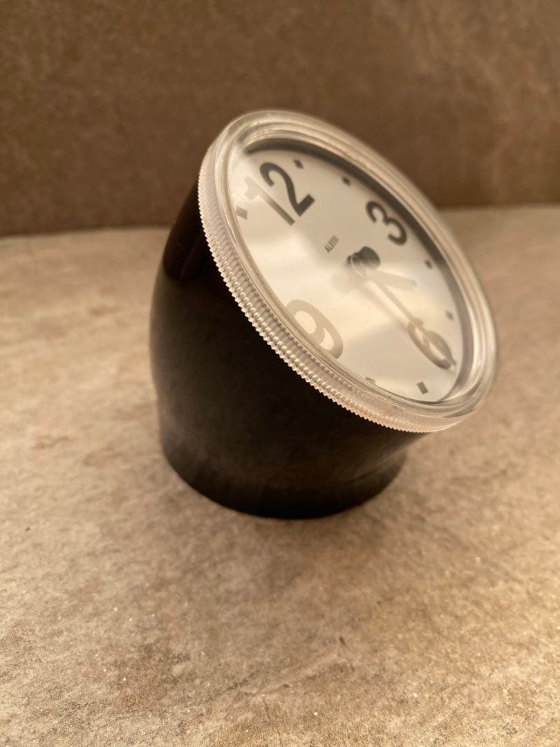 ALESSI CronotimePIO MANZU FIAT 置き時計黒