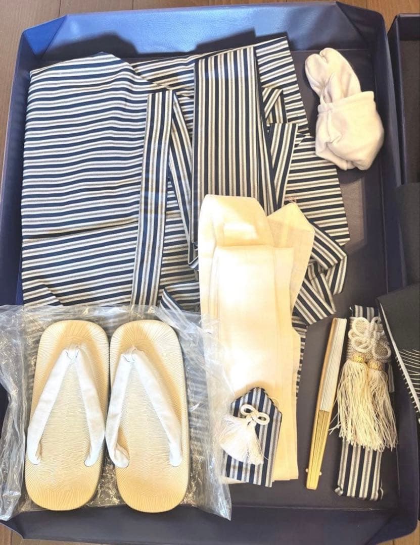 七五三 祝い着 鷹と波模様　5歳　袴　衣装　男の子