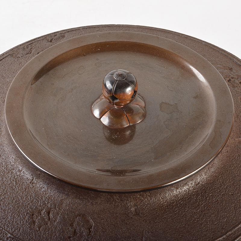 茶道具　釜師　和田美之助造　肩衝釜　共箱　M　R6628B