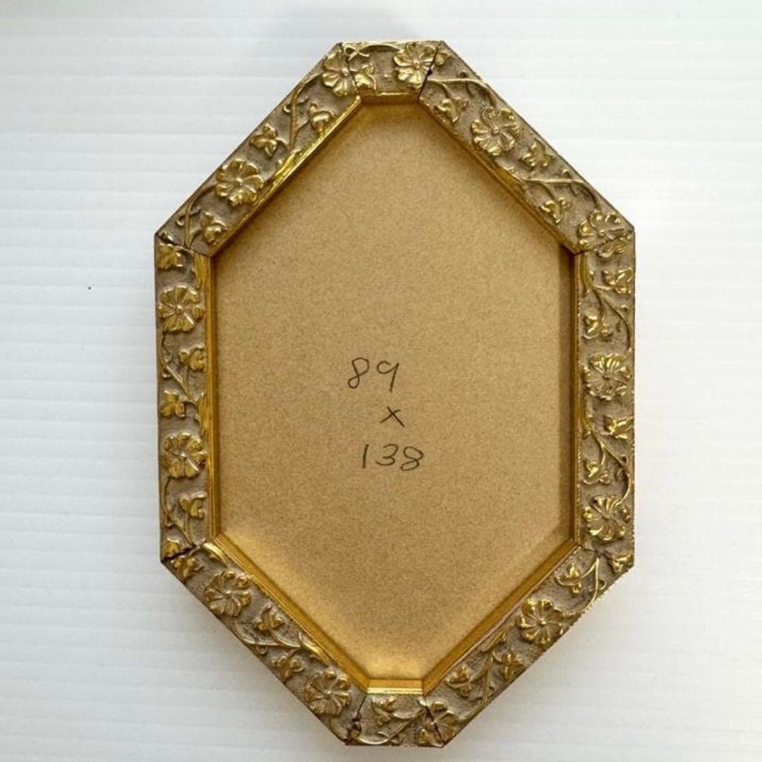 Atmosphere チェコ ヴィンテージ額縁 アンティーク ミニ額 B