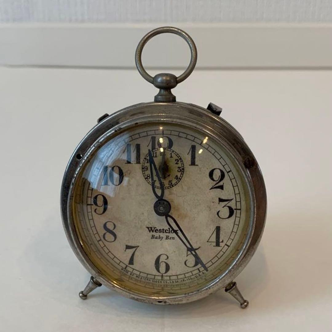 b*o様 引越し大セール！アンティーク 時計 目覚まし時計 アラーム ねじ巻き