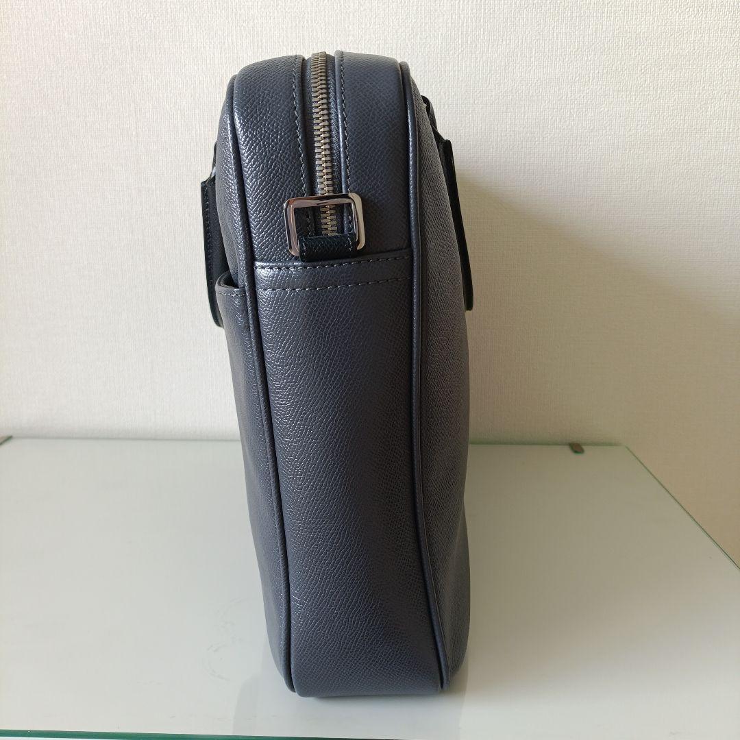 美品 ゼニア ビジネスバッグ グレー