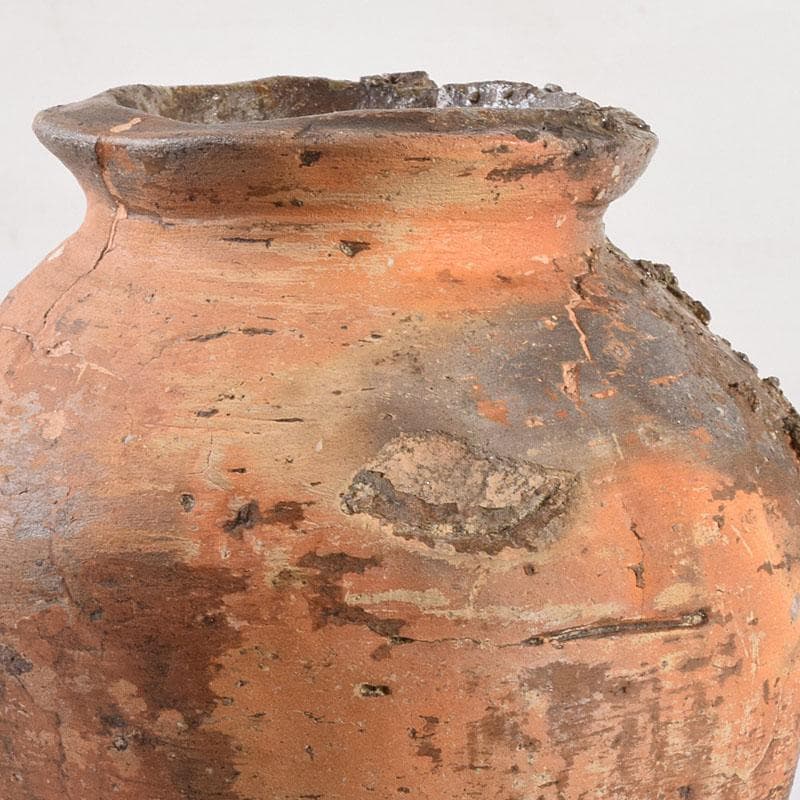 信楽焼 古信楽 蹲（うずくまる）壺 小壺 時代箱 M R7874C - メルカリ