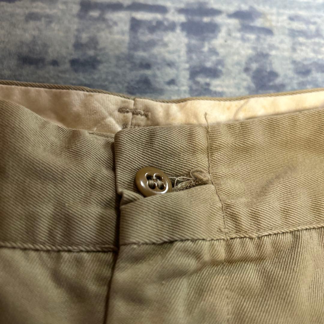 1960年代アメリカ軍チノgoodコンディション w84cm レングス76cm