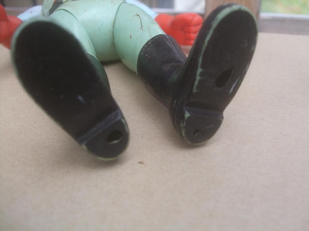 当時物☆ポピー 仮面ライダーX ソフビ ・マスク欠品・割れあり