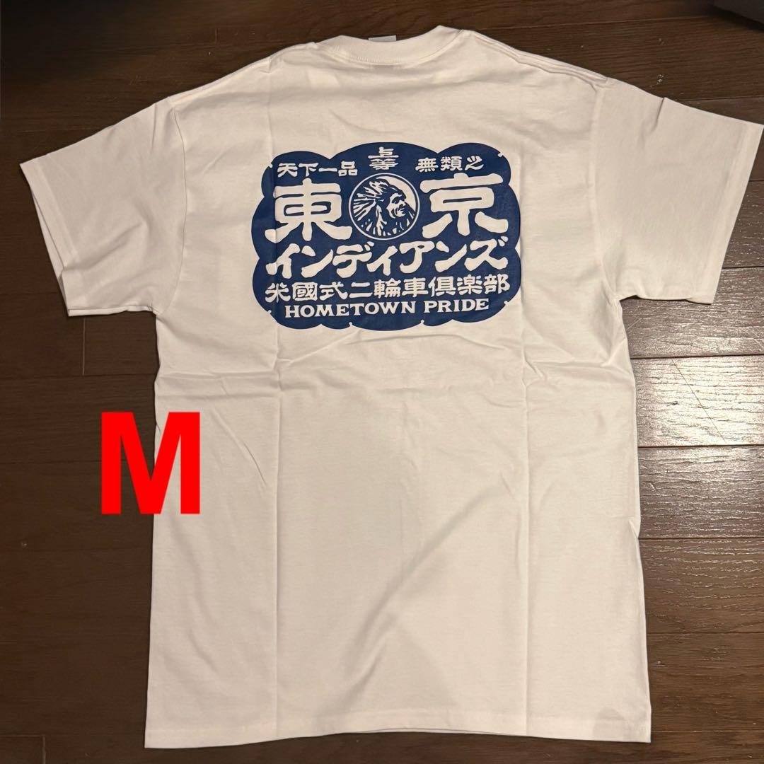 東京インディアンズ Tシャツ M tokyo indians 京都限定 BLUE