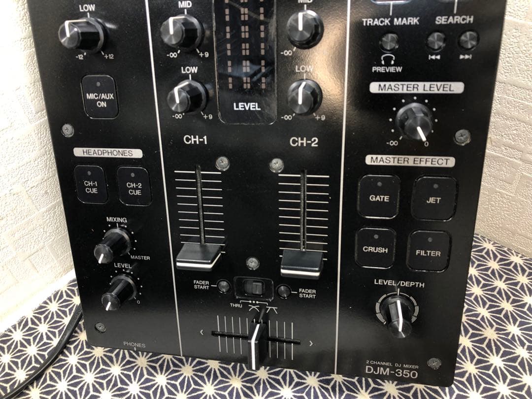 pioneer dj パイオニアDJM-350 メンテナンス