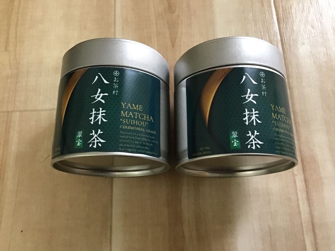 ☆新品未開封☆抹茶八女抹茶 翠宝40g×5缶