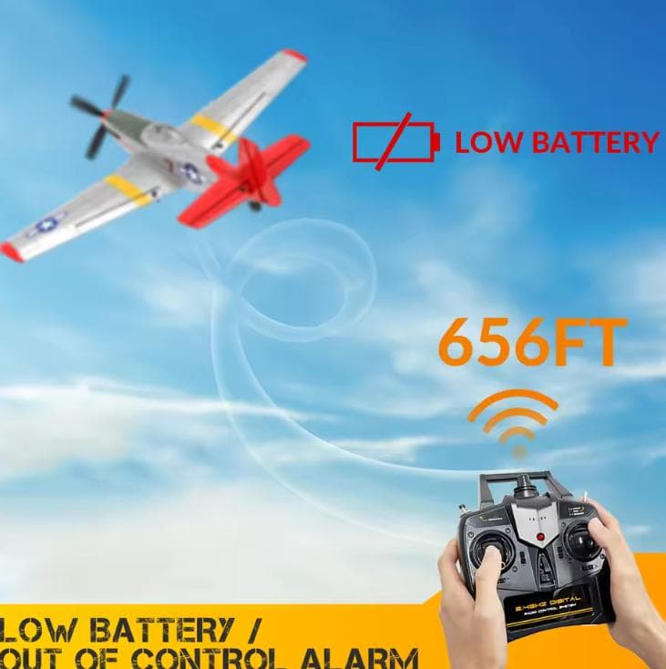 P51D RC飛行機ラジコンマスタング航空機 XPilot 安定化システム付き