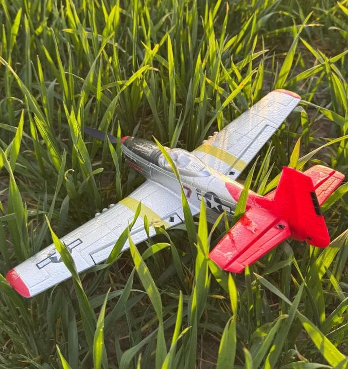P51D RC飛行機ラジコンマスタング航空機 XPilot 安定化システム付き