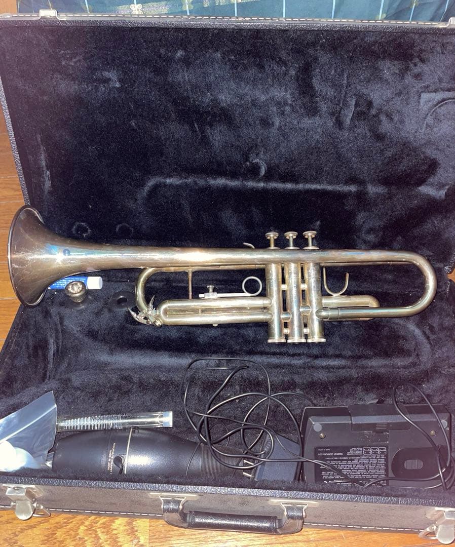 シルバー トランペット ケース付き　消音器付き ご予約】トランペットケース DACオリジナル『Sa-si NEXT』TP2+α