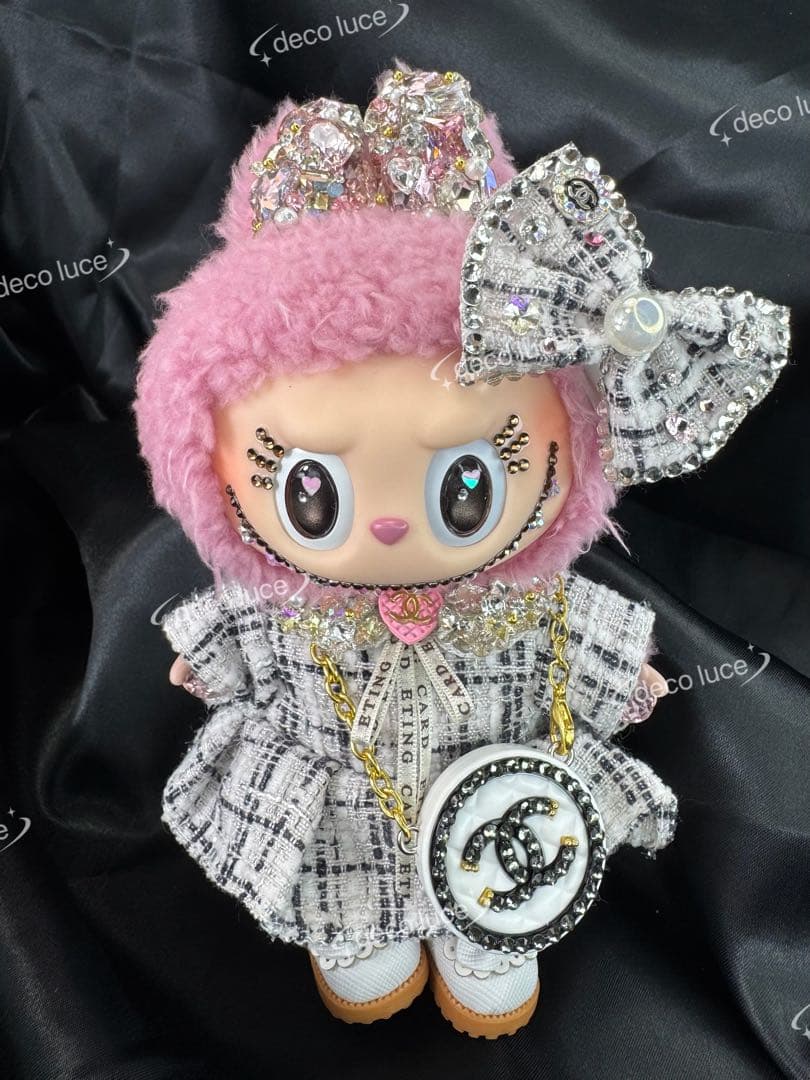 デコレーション スワロフスキー ラブブ マカロン ライチベリー Macaron