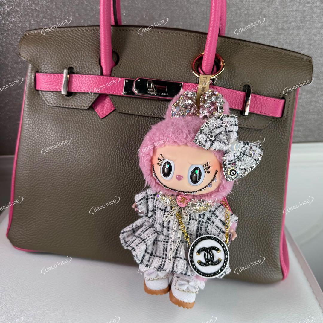 デコレーション スワロフスキー ラブブ マカロン ライチベリー Macaron