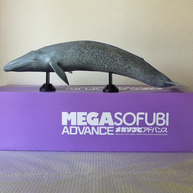 海洋堂]メガソフビアドバンス MSA-004 シロナガスクジラ☆全長70cm