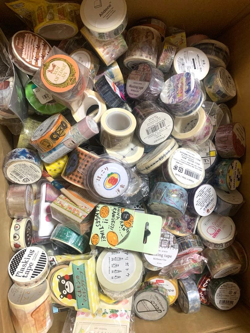 [おまとめ専用]80サイズ新品詰め&60サイズ中古マスキングテープ