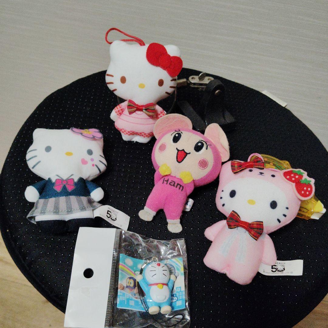 hello Kittyハローキティ ぬいぐるみキーホルダー 5体セット